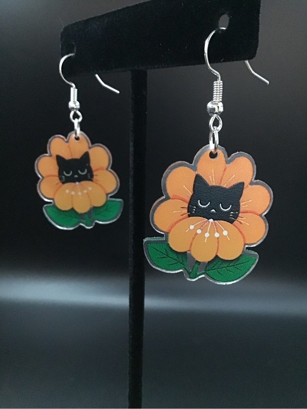 Flower Cats 4 Earrings